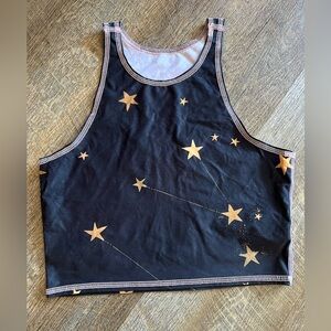 Teeki Great Star Nation Mermaid Style Top Excellent Condition